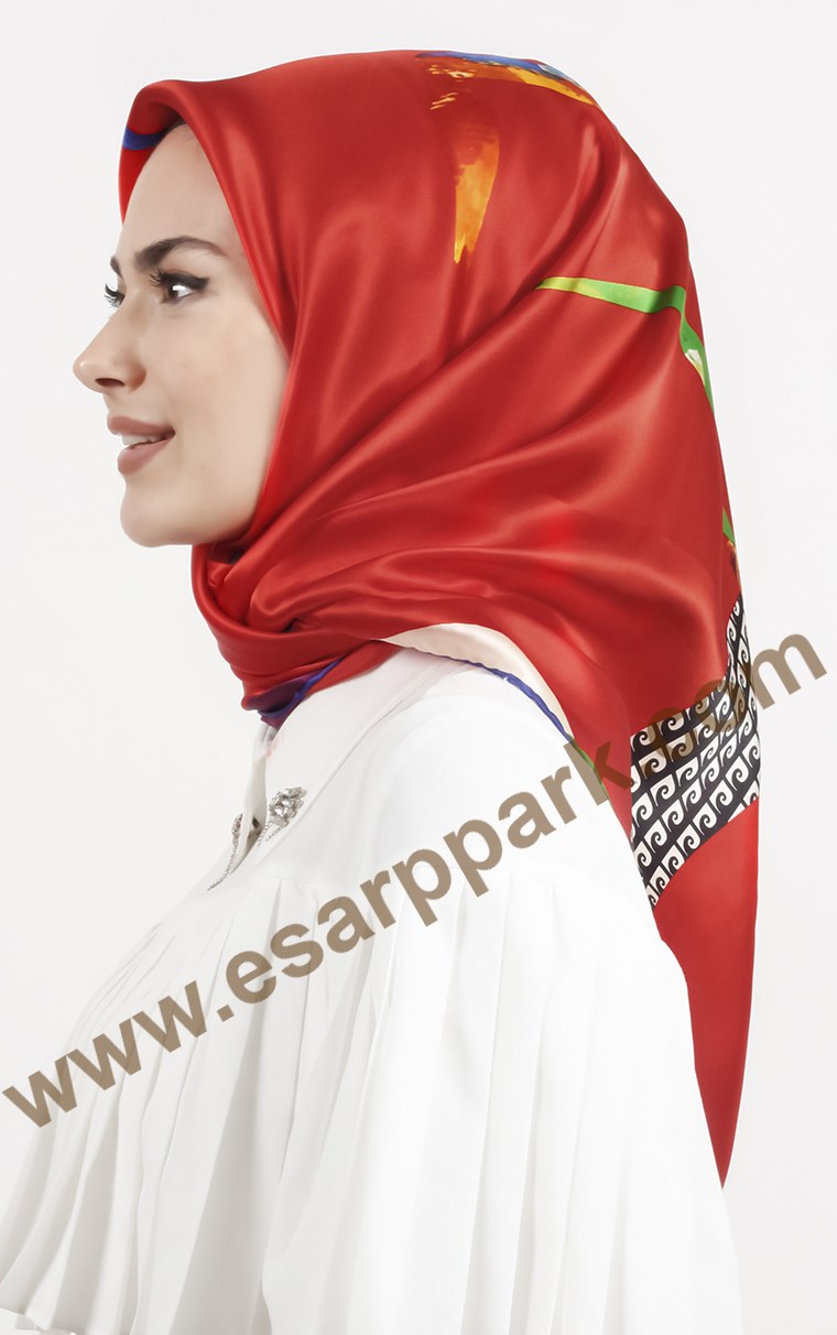 6152230-321 PİERRE CARDİN İPEK KIRMIZI