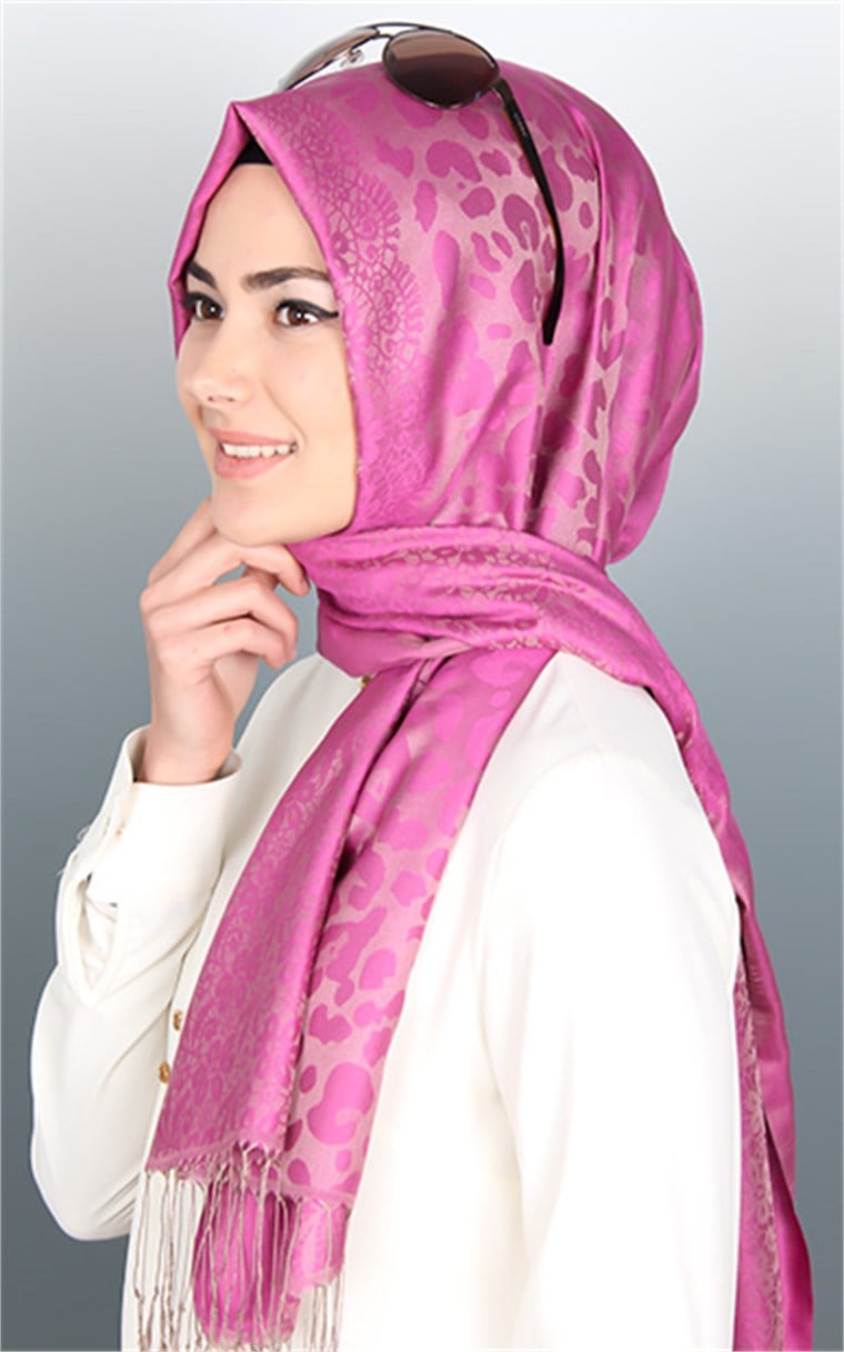 500-0013-22 ÇİFT YÖNLÜ İPEKSİ ŞAL