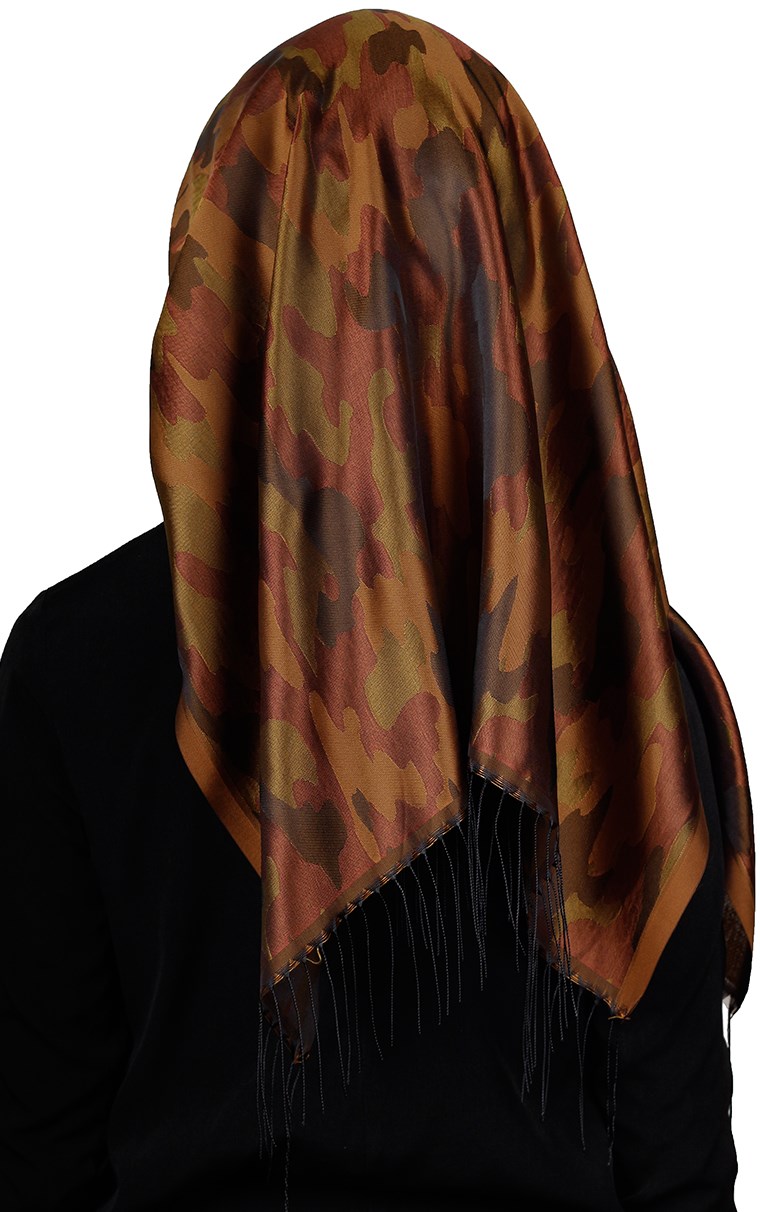 Kamuflaj İpeksi Şal 5550-15