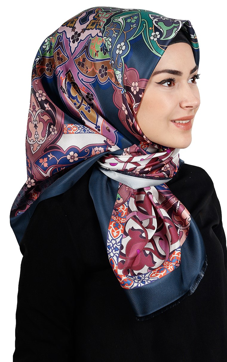 Piramit Tafta Dijital Eşarp 1910-1