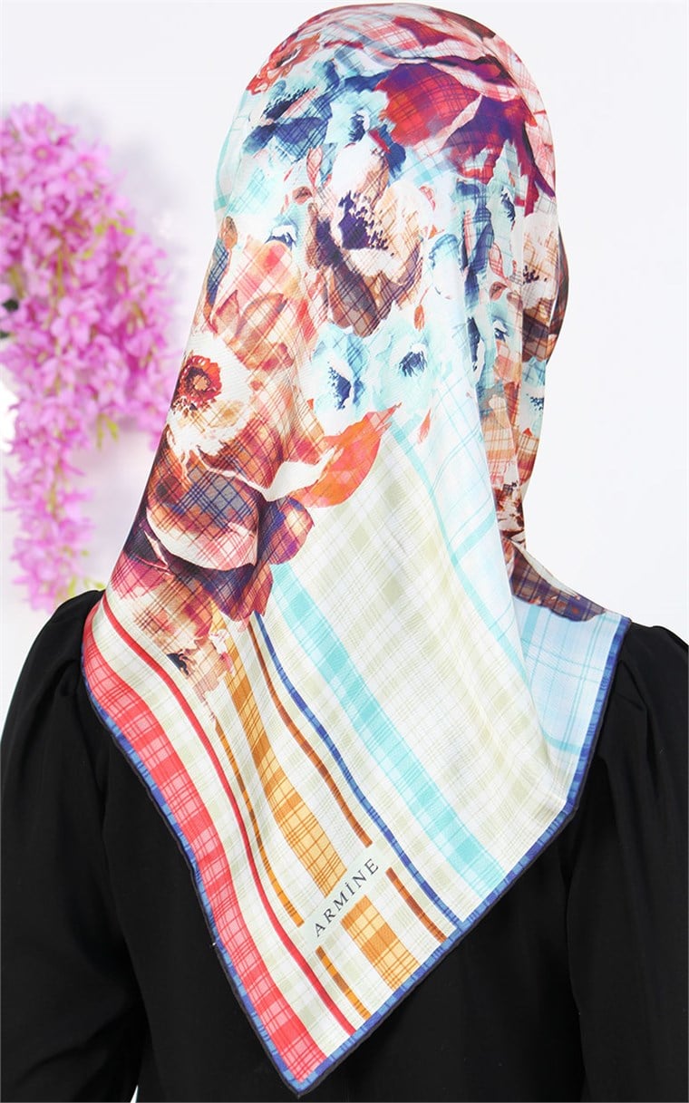 3866-15 ARMİNE İPEK FISTIK YEŞİLİ MERCAN