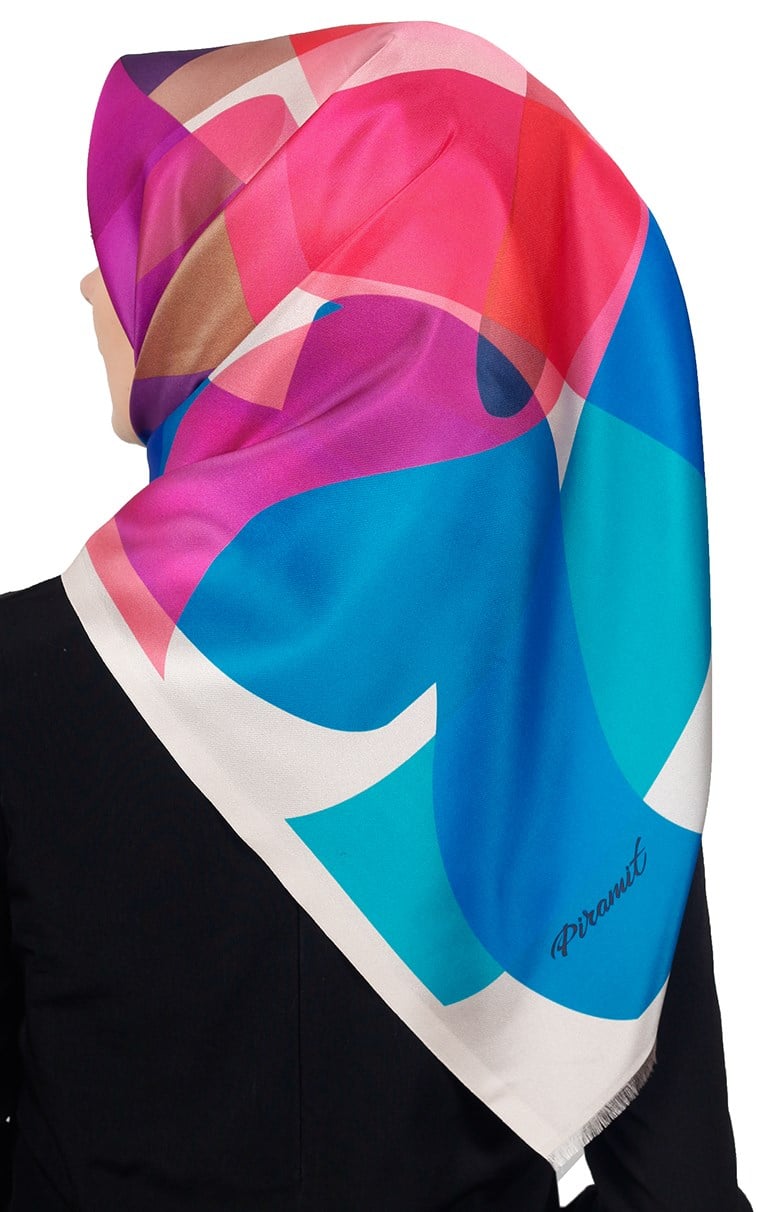 Piramit Tafta Dijital Eşarp 1917-2