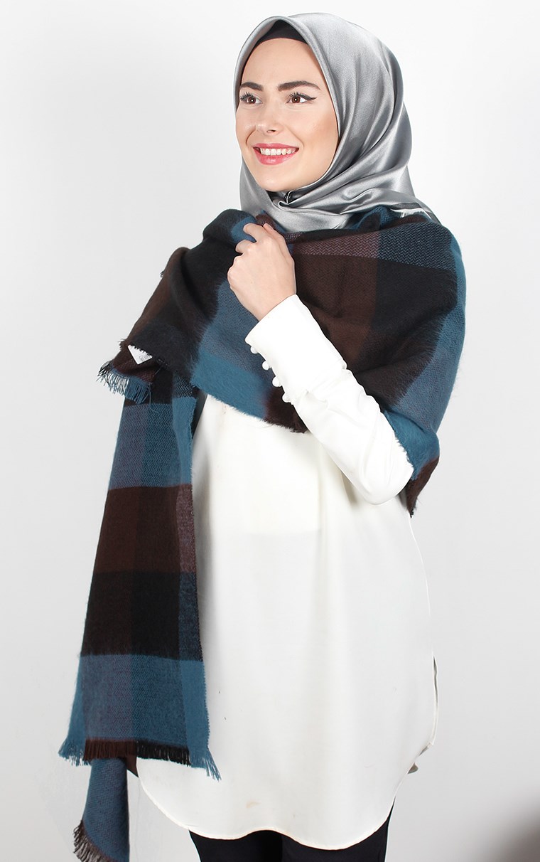 Yün Omuz Şalı 9001-45