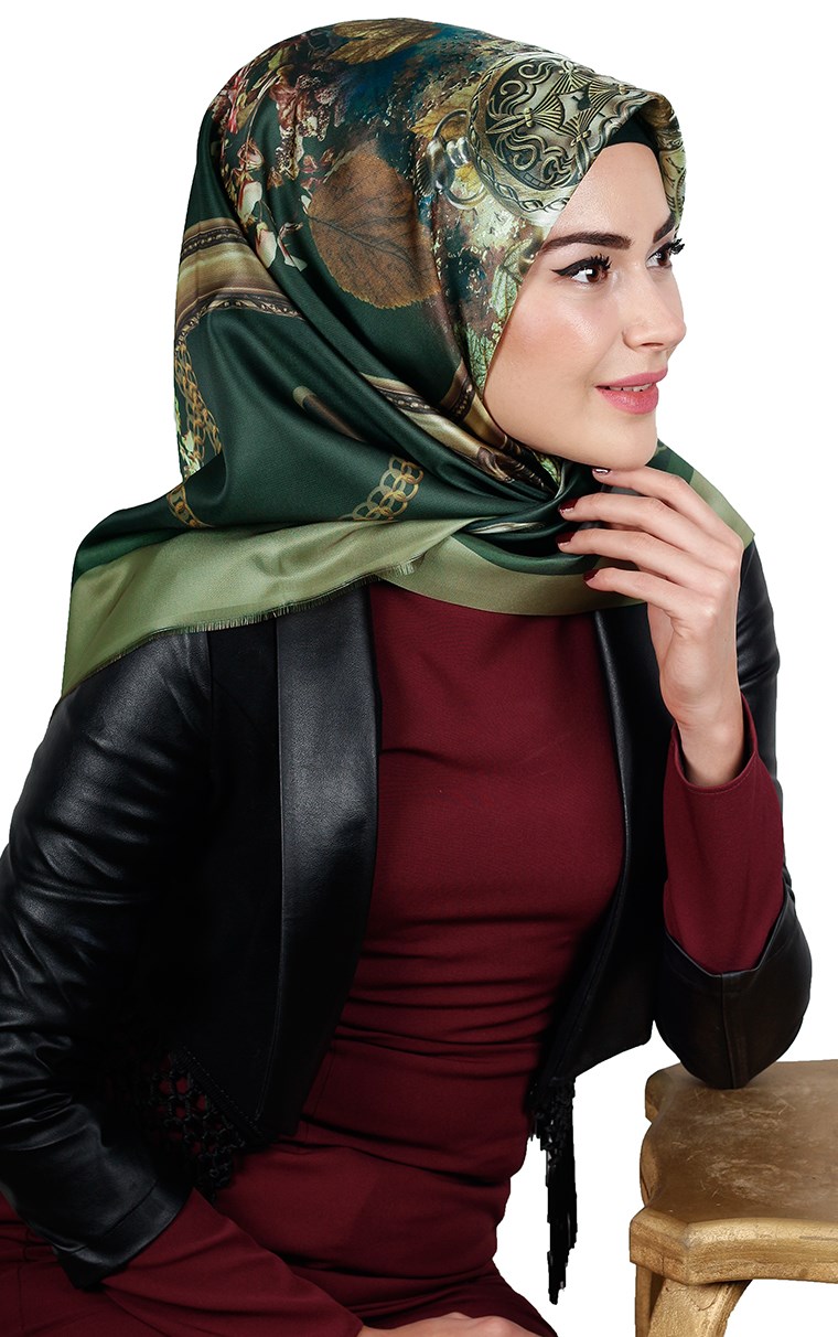 Tafta Dijital Eşarp 1329-3