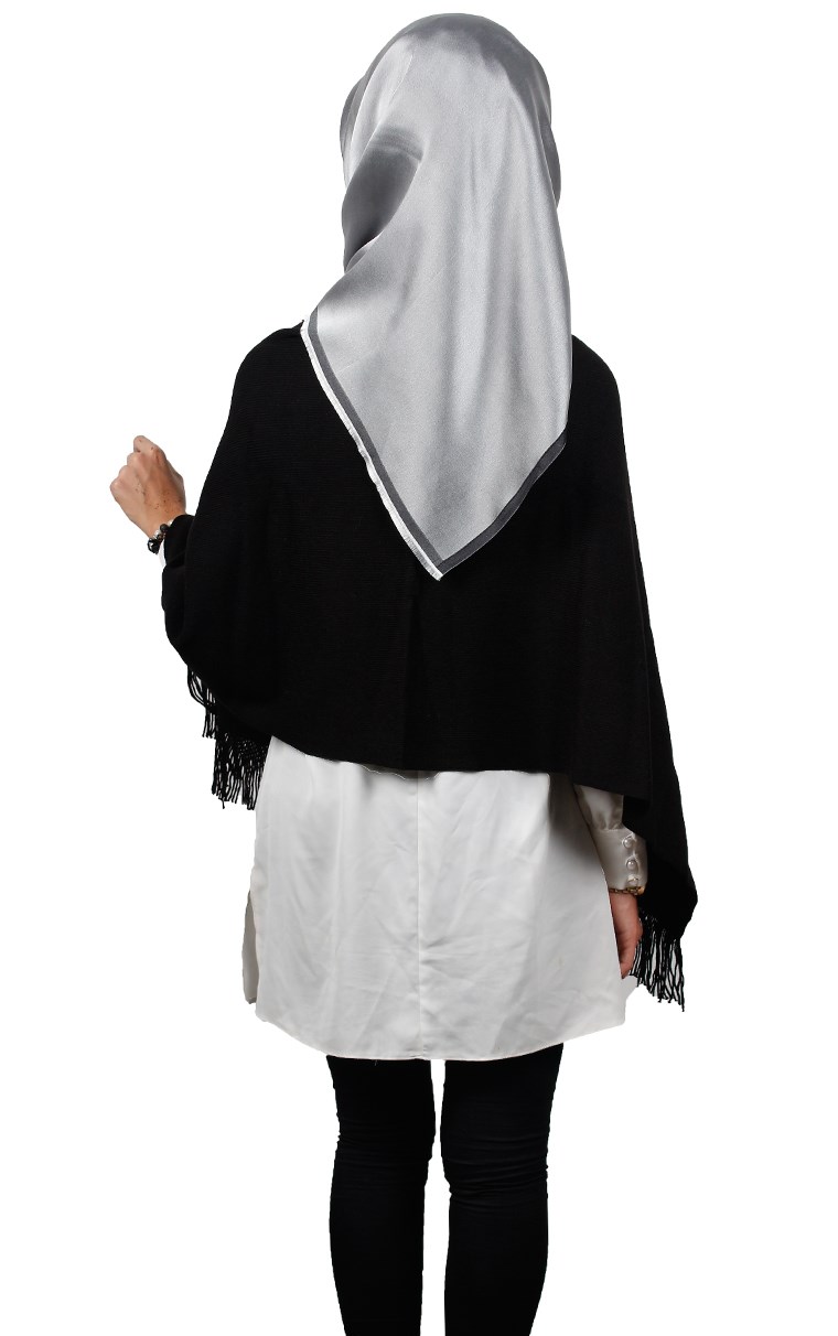 Kürklü Triko Omuz Şalı 2020-4