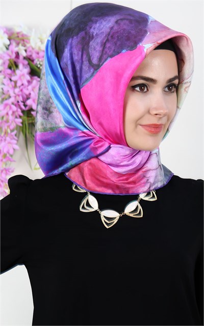 İthal İpek Eşarp 1527-3