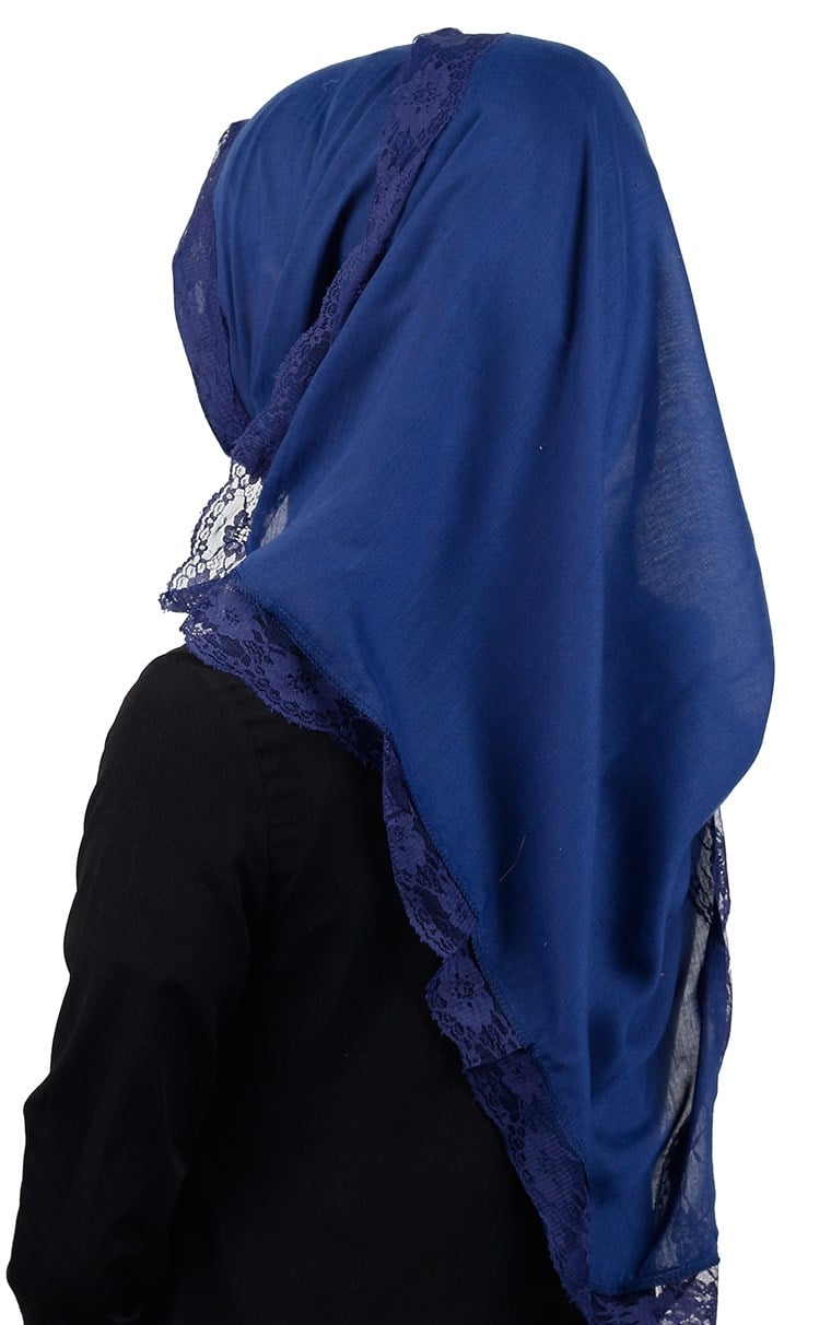 Dantelli Paşmina Şal 1243-11