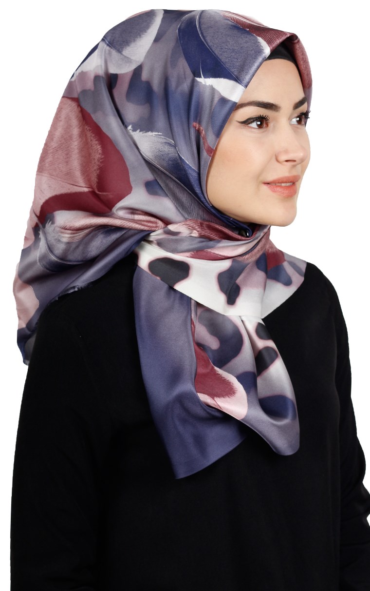 Piramit Tafta Dijital Eşarp 1911-11