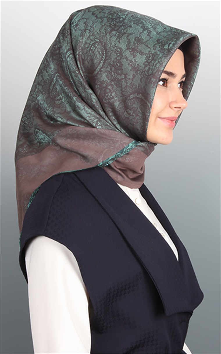 Pano Desenli Eşarp 1312-4