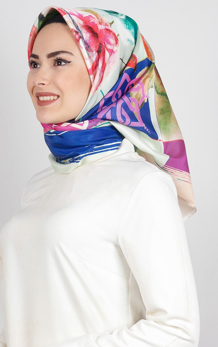 Piramit Tafta Dijital Eşarp 1920-3