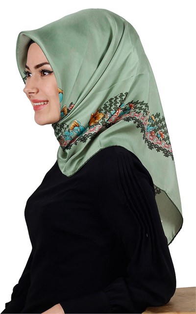 İndirimli İthal İpek Eşarp 1305-5