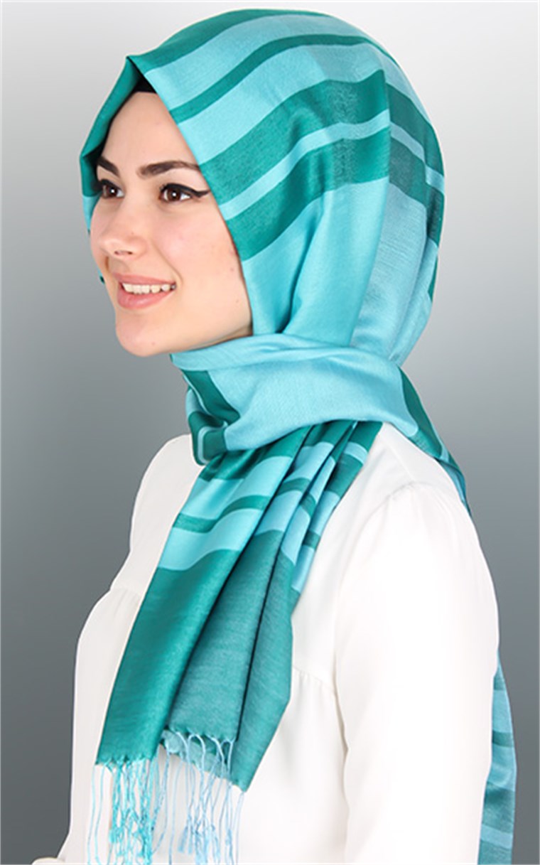 500-0013-61 ÇİFT YÖNLÜ İPEKSİ ŞAL