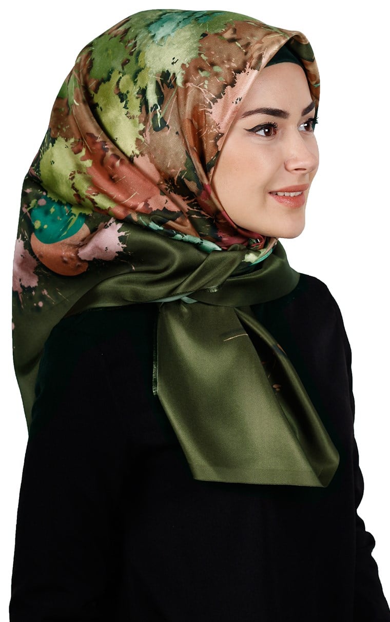 Piramit Tafta Dijital Eşarp 1900-5