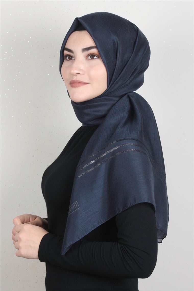Açelya Şal 1372-33 Lacivert