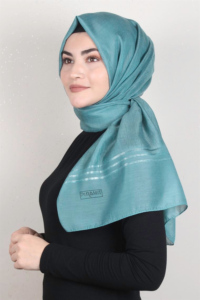 Açelya Şal 1372-34 Su Mavisi