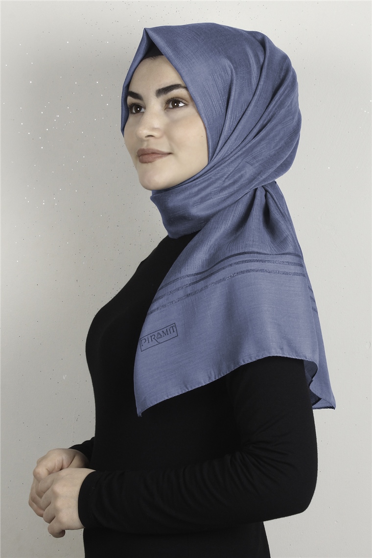 Açelya Şal 1372-47 İndigo