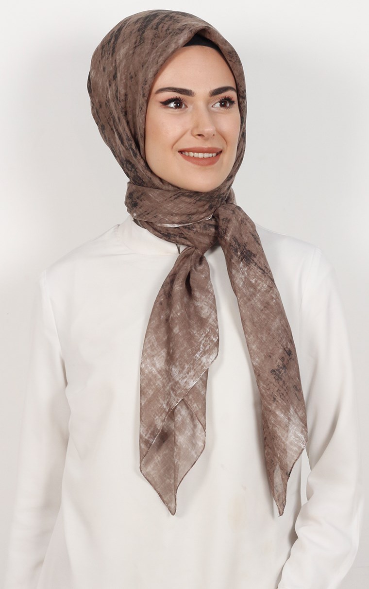 Akel Pamuklu 140x140 Cm Eşarp 1080-32