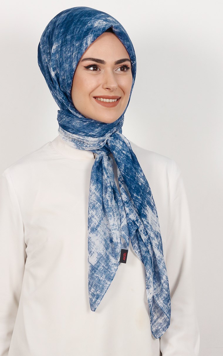 Akel Pamuklu 140x140 Cm Eşarp 1080-37
