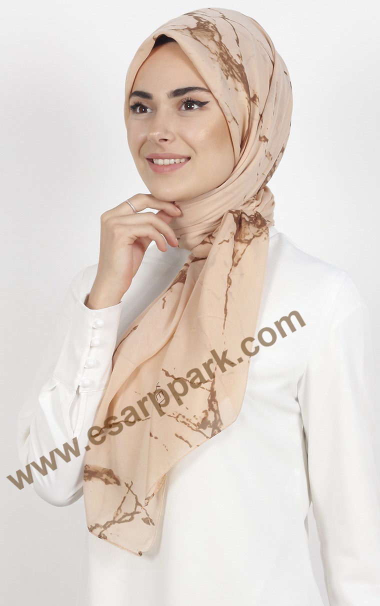 Akel Pamuklu 140x140 Cm Eşarp 1086-9