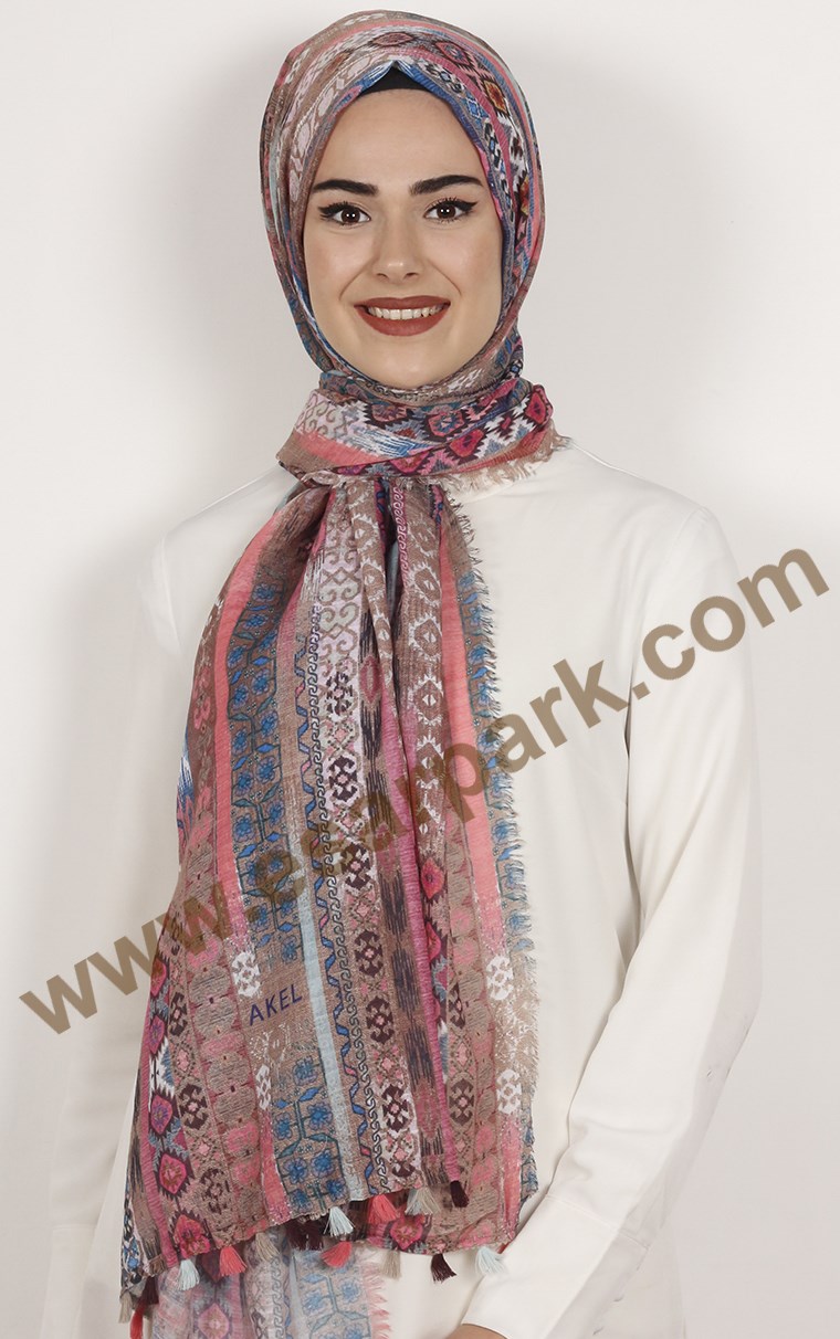 Akel Püsküllü Şal 1233-2