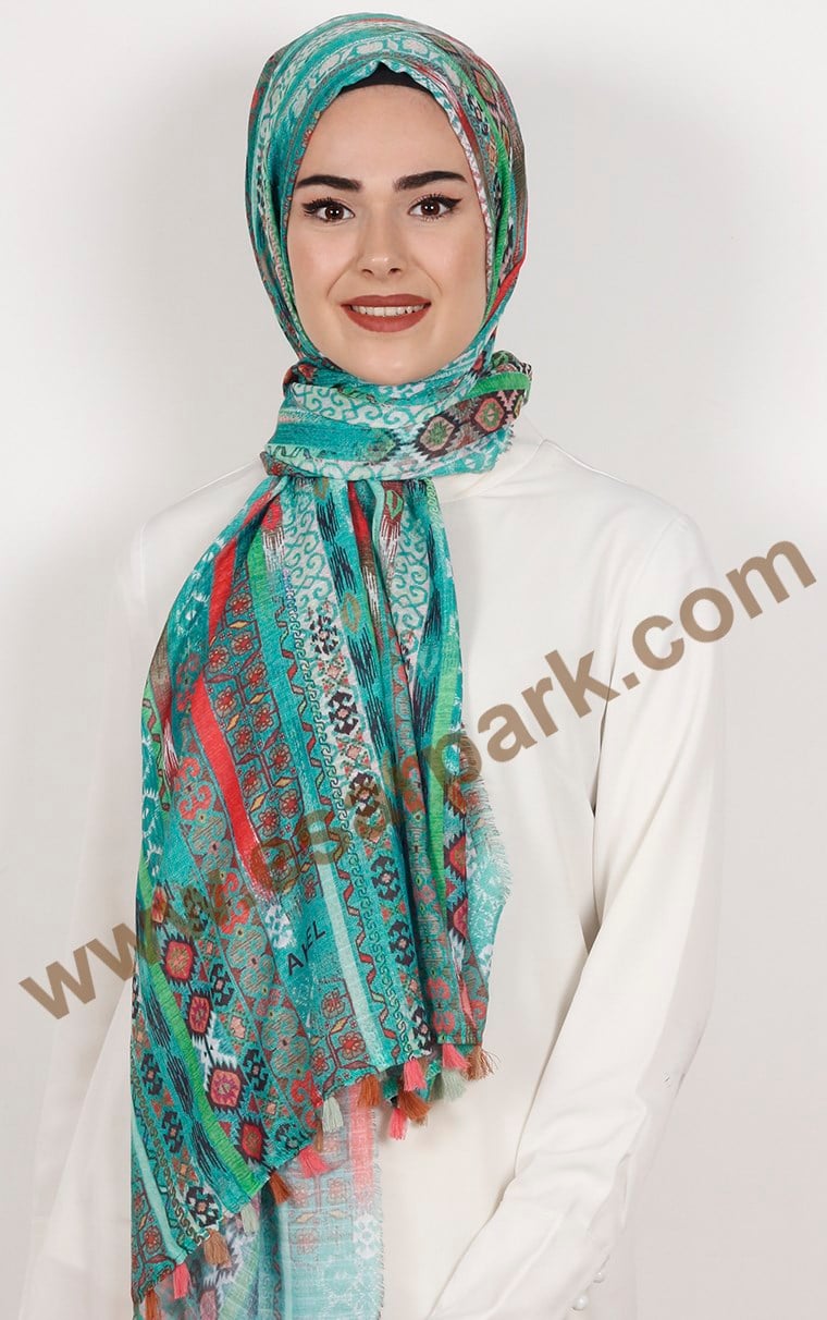 Akel Püsküllü Şal 1233-5