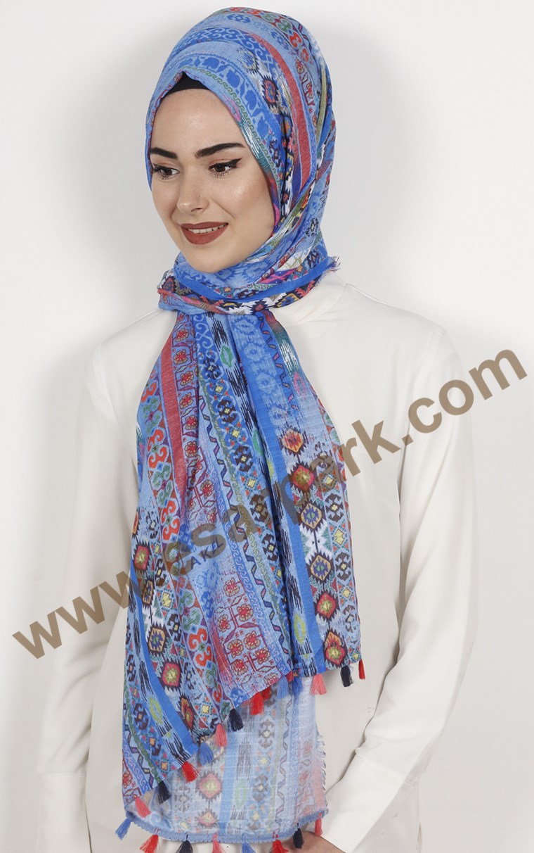 Akel Püsküllü Şal 1233-7