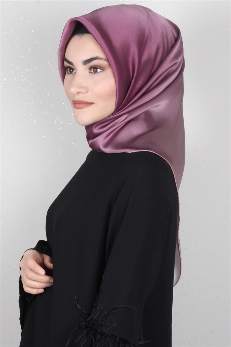 Aker Düz İpek Eşarp 7656701-393 Gül Kurusu