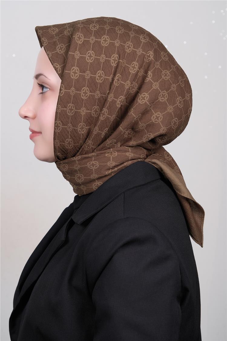 Aker Elegance Monogram Eşarp 1090500-934 Haki