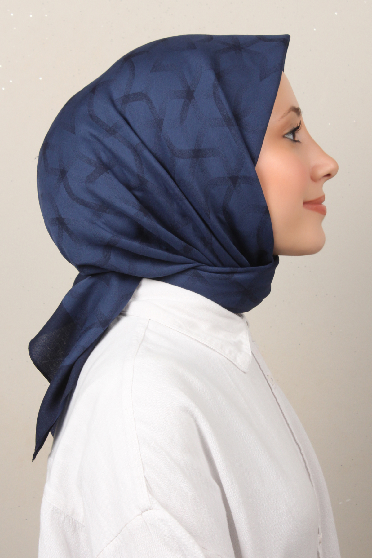 Aker Karma Eşarp 1040600-21 Lacivert