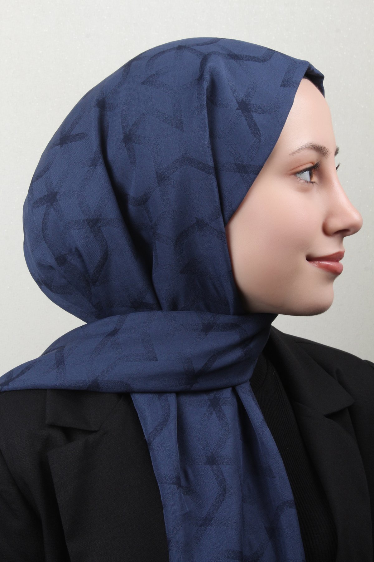 Aker Karma Şal 1040500-921 Lacivert