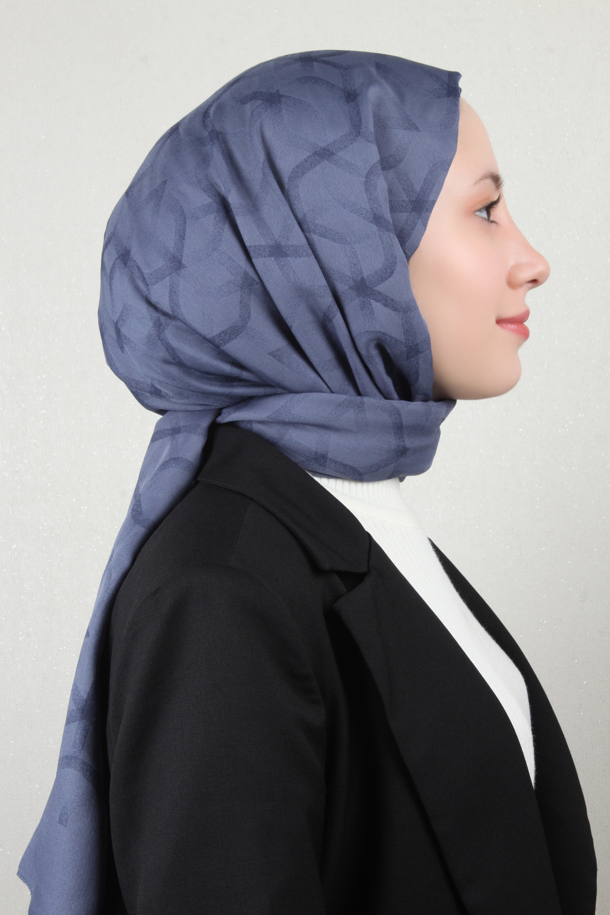 Aker Karma Şal 1040500-922 Koyu Buz Mavisi