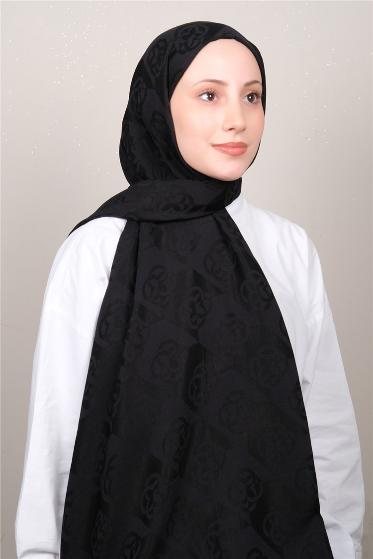 Aker Lyc & Coton Şal 6070500-911 Siyah 