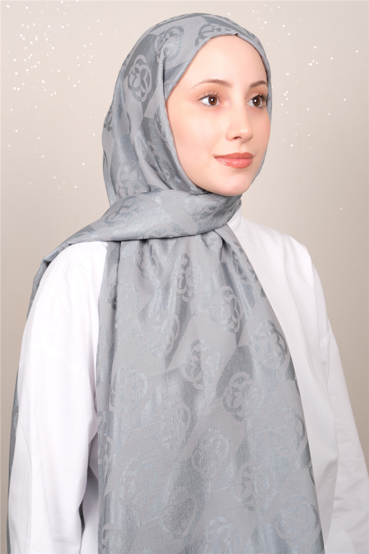Aker Lyc & Coton Şal 6070500-953 Gri 