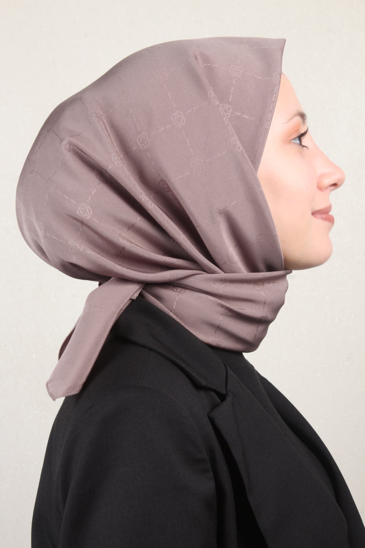 Aker Monogram İcon Eşarp 1070400-932 Mocha