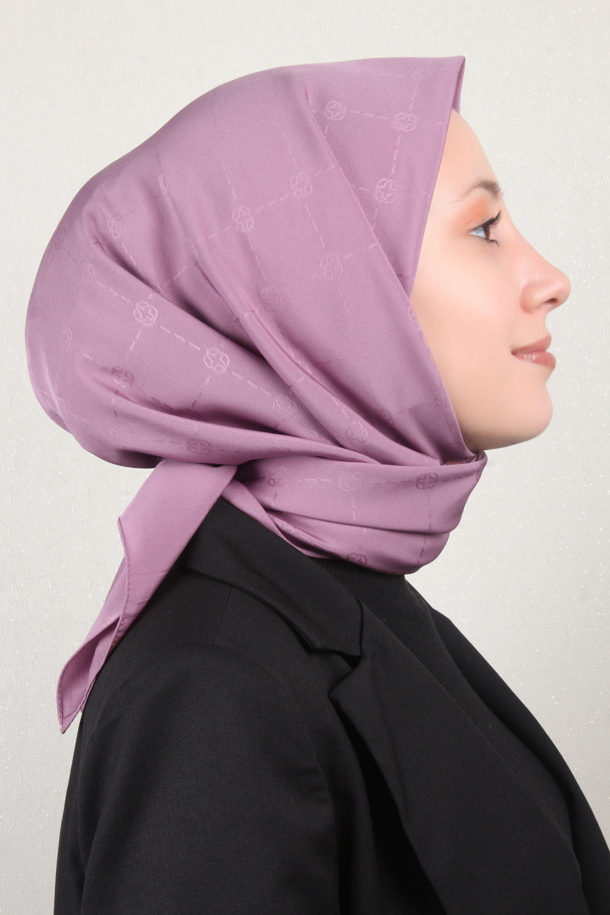 Aker Monogram İcon Eşarp 1070400-992 Gül Kurusu