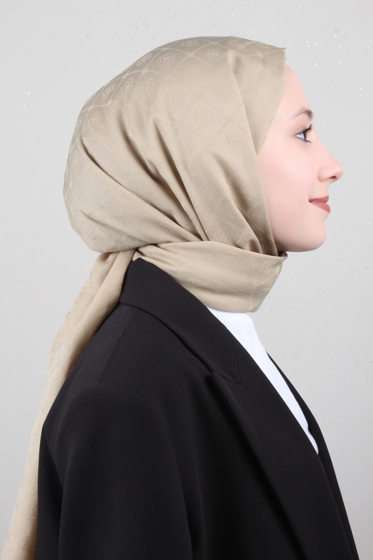 Aker Pamuklu Şal 1030800-934 Çöl Beji