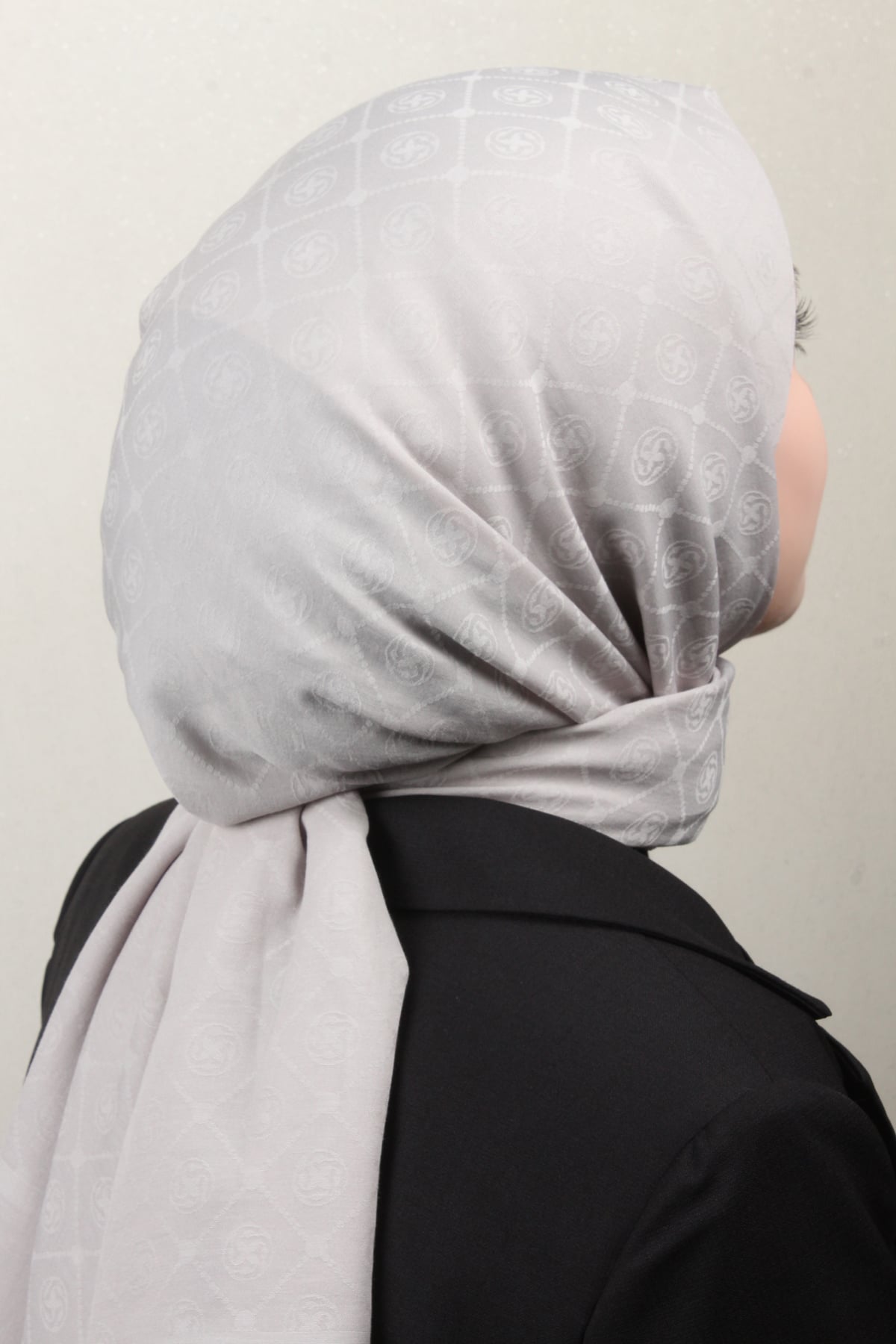 Aker Pamuklu Şal 4109-5 Gri