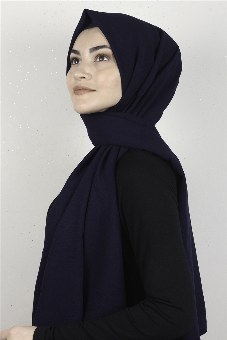 Alessa Pamuk Caz Şal 2740-16 Lacivert