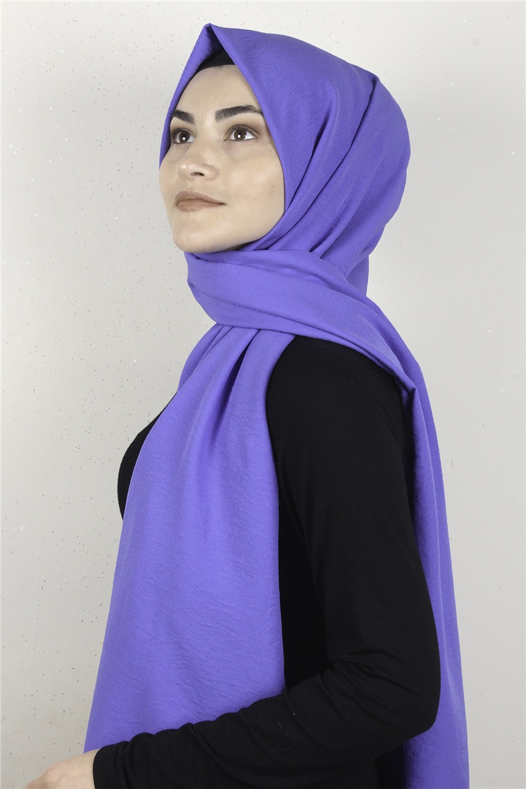 Alessa Pamuk Caz Şal 2740-22 Morcivert