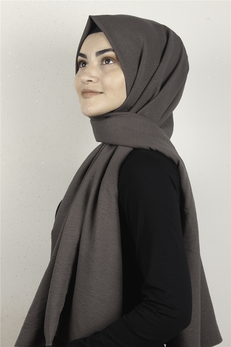 Alessa Pamuk Caz Şal 2740-36 Kahverengi