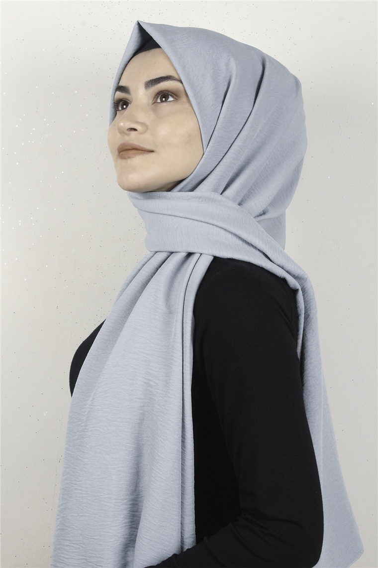 Alessa Pamuk Caz Şal 2740-4 Duman