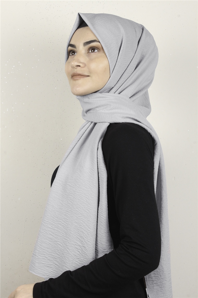 Alessa Pamuk Caz Şal 2740-41 Koyu Taş