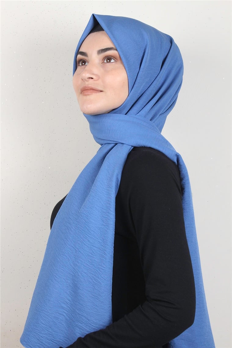 Alessa Pamuk Caz Şal 2740-42 İndigo
