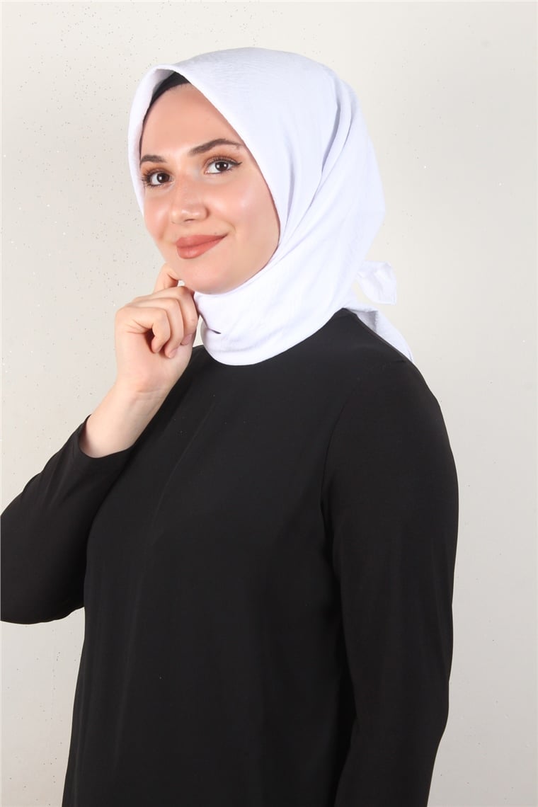 Alessa Pamuk Eşarp 2743-20 Beyaz