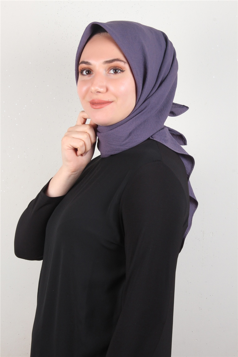 Alessa Pamuk Eşarp 2743-7 İncir Moru