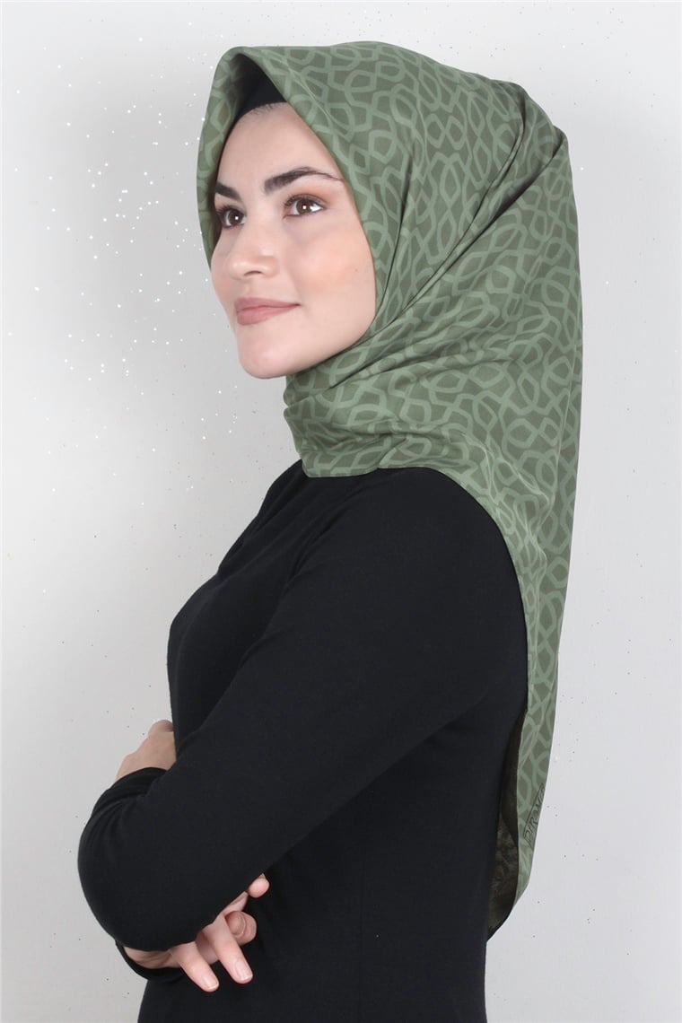 Alya Fresh Eşarp 5252-5 Yeşil