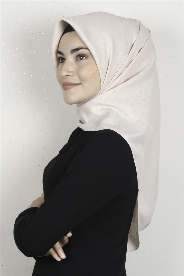 Alya Fresh Eşarp 5252-7 Bej