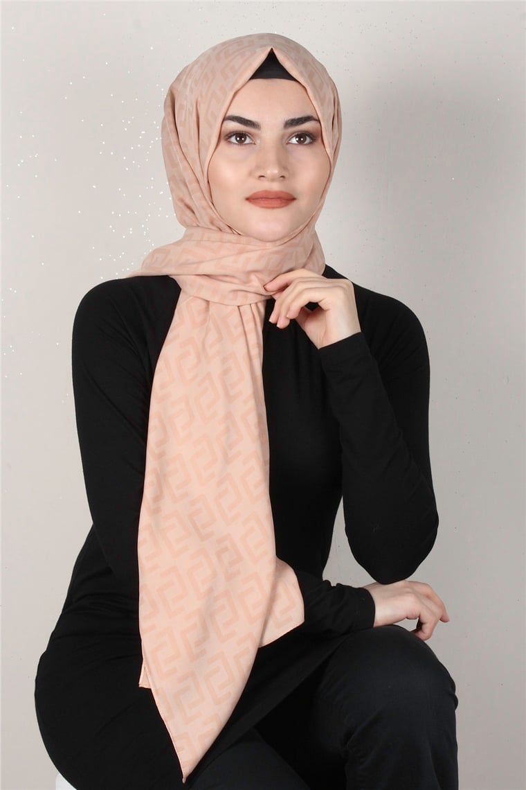 Alya Fresh Şal 2525-11 Somon