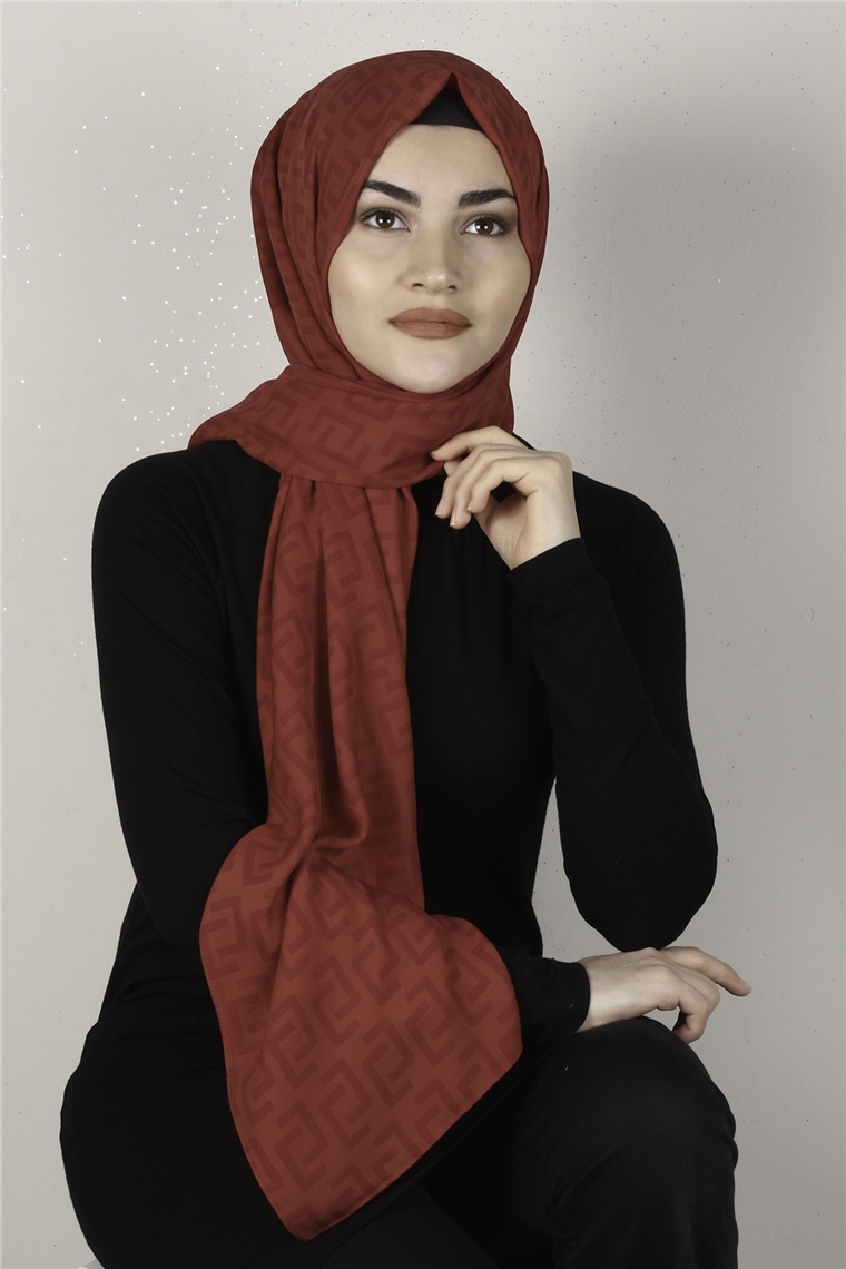 Alya Fresh Şal 2525-14 Kırmızı