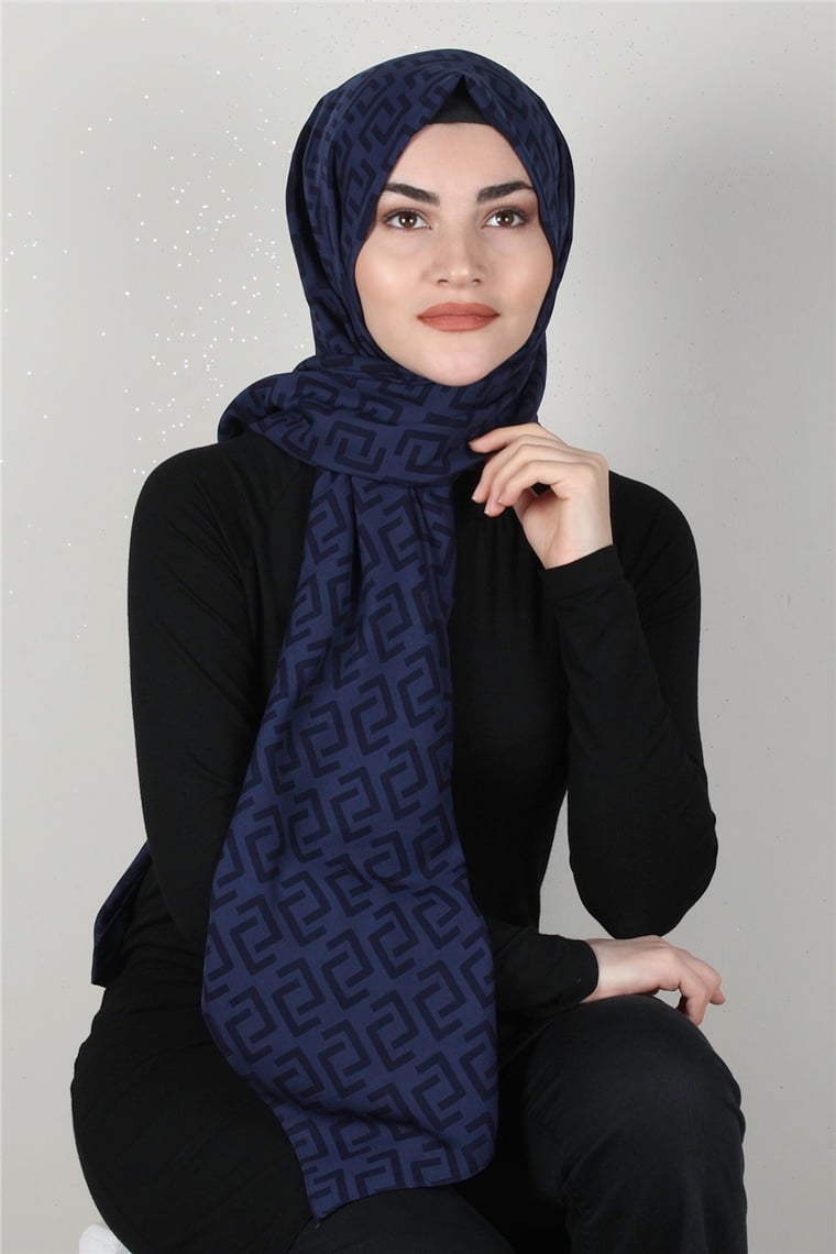 Alya Fresh Şal 2525-16 Lacivert 